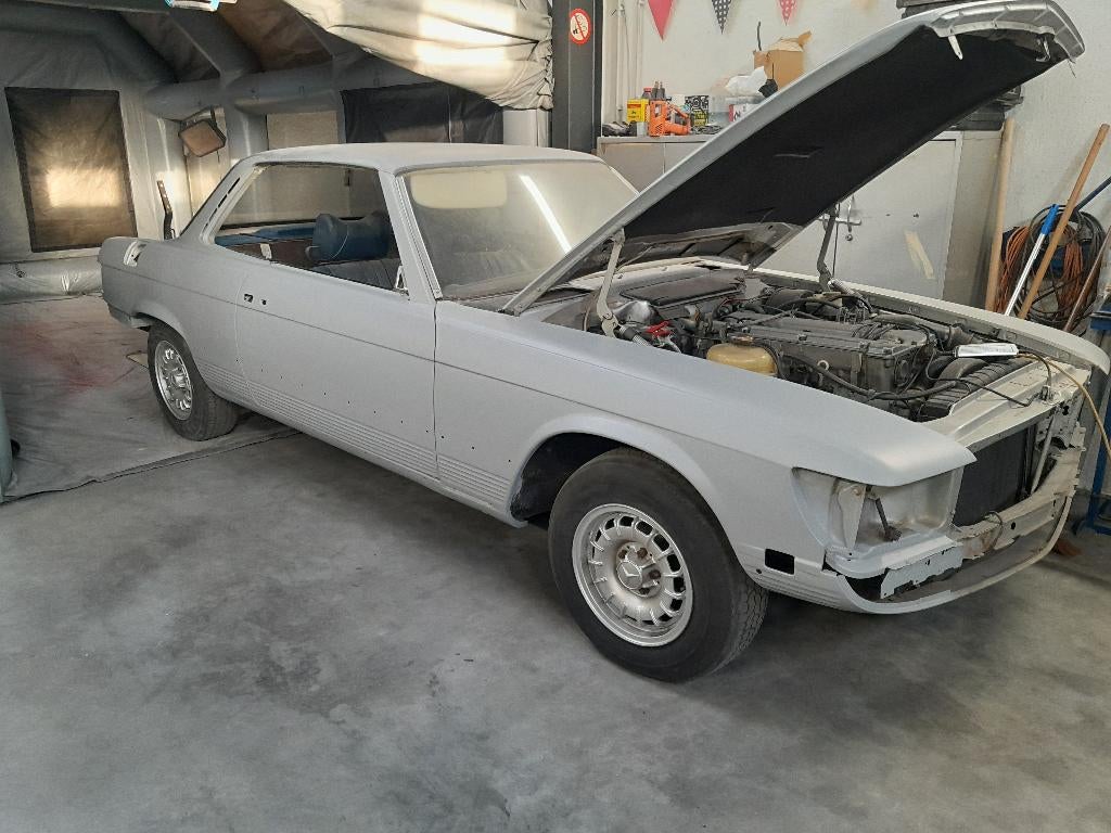 Mercedes 280 slc te koop, ruilen, overname, inruil, Auto's, Automaat, Achterwielaandrijving, Leder, 5 zetels