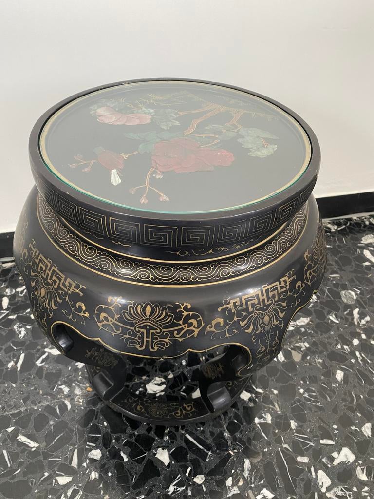 Table d'appoint chinoise vintage, Antiquités & Art, Enlèvement