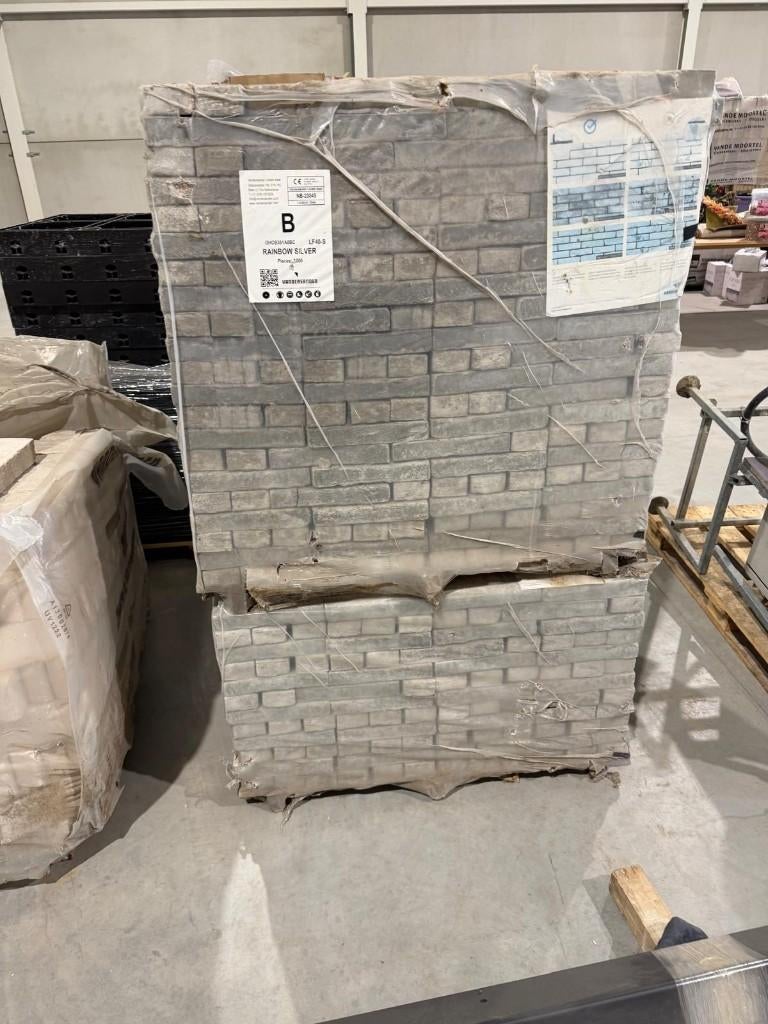 Gevelsteen Vandersanden Wapper Silver, Doe-het-zelf en Bouw, Metselstenen, Ophalen, Nieuw, Bakstenen