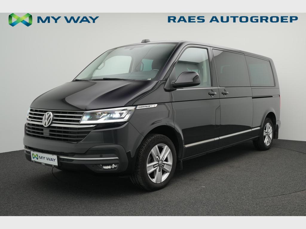 Volkswagen Transporter T6.1 1400 Caravelle Lwb Transporter 2, Auto's, Volkswagen, Zwart, Diesel, Lederen bekleding, Transporter