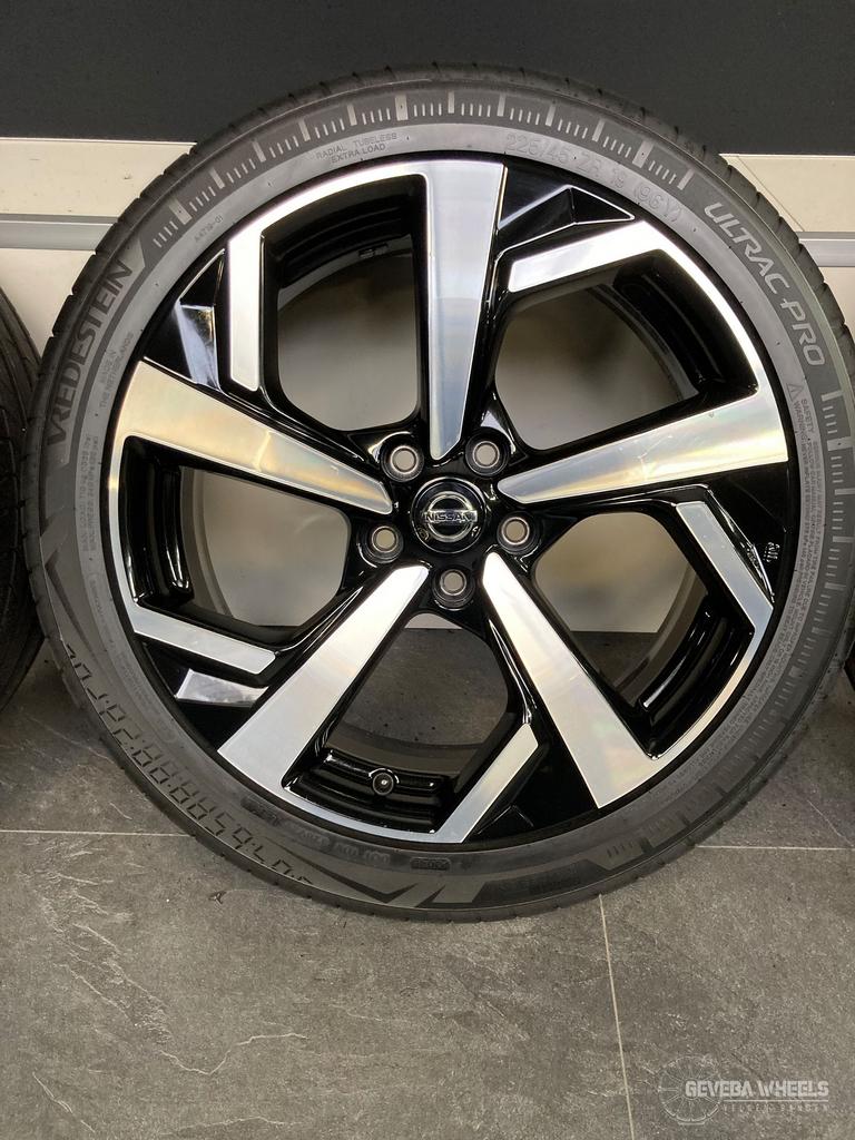 19” originele Nissan Qashqai J10 J11 Tekna velgen + banden, Auto-onderdelen, Banden en Velgen, 19 inch, Gebruikt, -, -