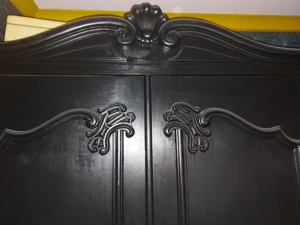 Boerenkast zwart geschilderd, Ophalen