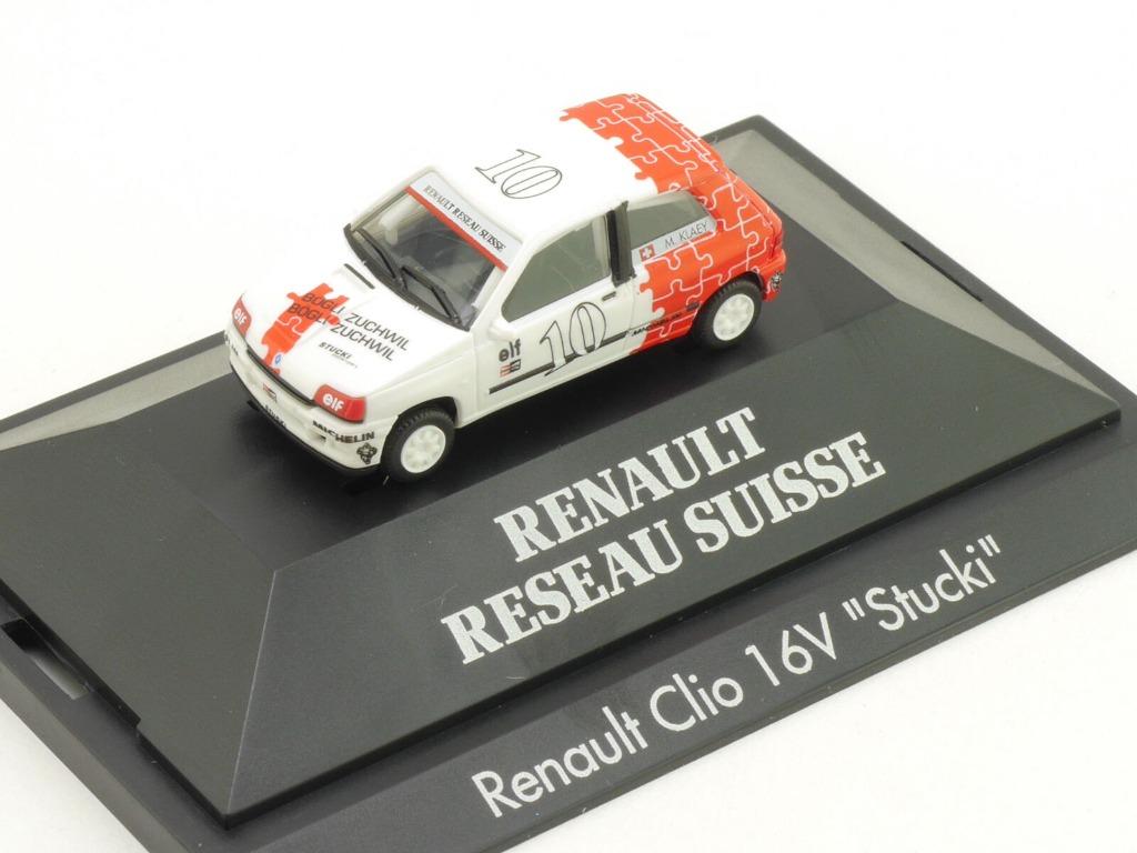 1:87 Herpa 35897 Renault Clio 16 V Rally #10 M.Klaey, Enlèvement ou Envoi, Comme neuf, Voiture, Herpa