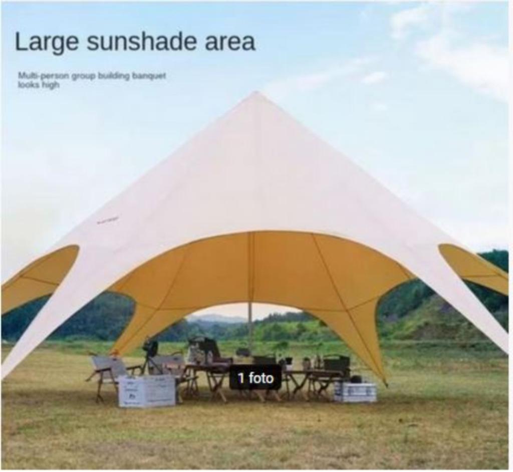 Lenteaanbieding! Campershelter 14x14m Stertent 2024 Creme, Enlèvement ou Envoi, Neuf