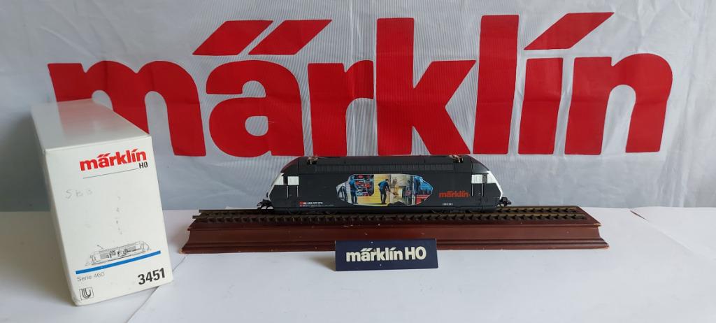 Marklin 3451 Re 460 CFF "Heizerlok", Hobby & Loisirs créatifs, Trains miniatures | HO, Enlèvement ou Envoi, Courant alternatif
