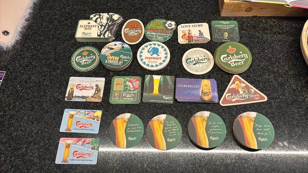 Bierviltjes Carlsberg, Ophalen of Verzenden