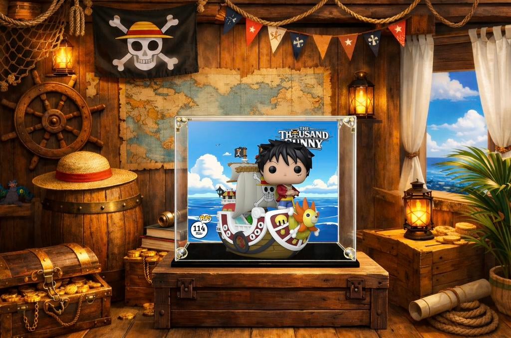 Funko Pop Moment Showcase uit één stuk — Thousand Sunny, Verzamelen, Beelden en Beeldjes, Ophalen of Verzenden