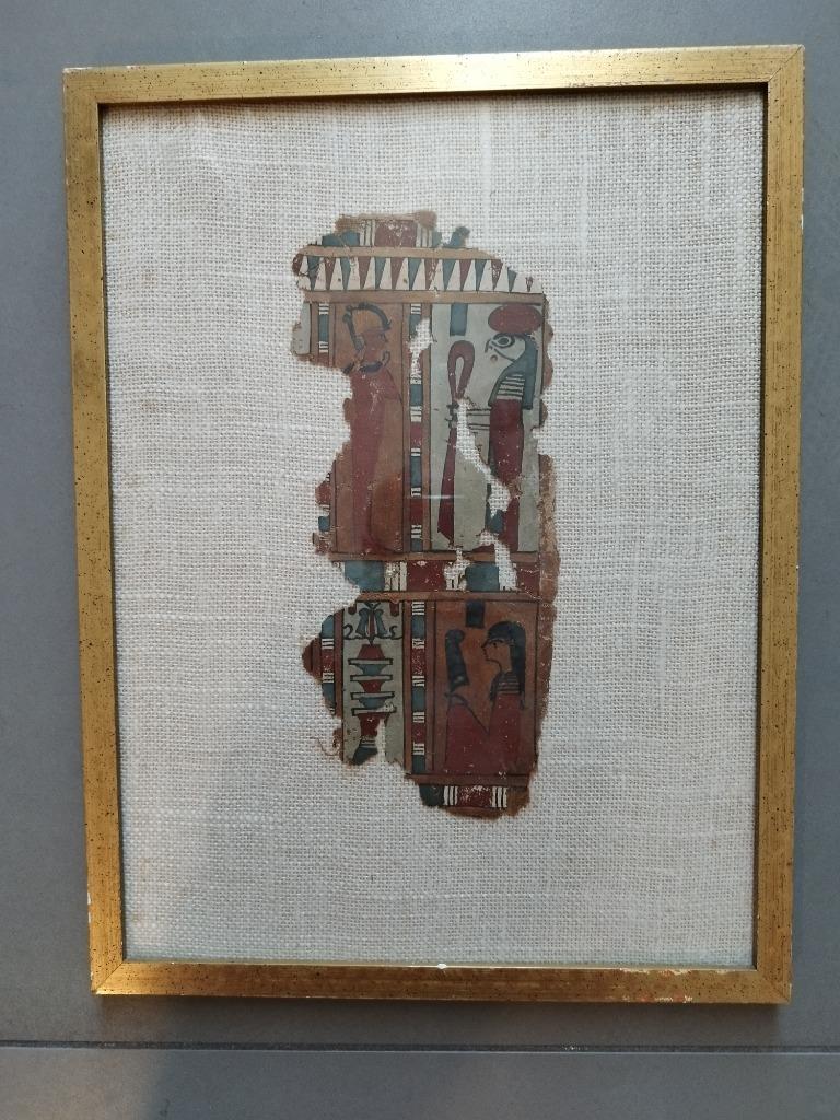 Een oud Egyptisch schilderij, Ophalen