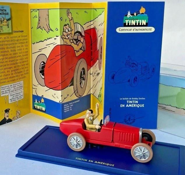 Kuifje auto_54 De racewagen van Bobby Smiles, Complete serie of reeks, Ophalen of Verzenden, Zo goed als nieuw, Hergé