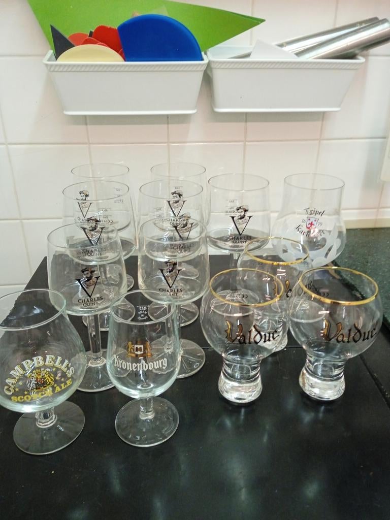 Verres a bière, Collections, Enlèvement