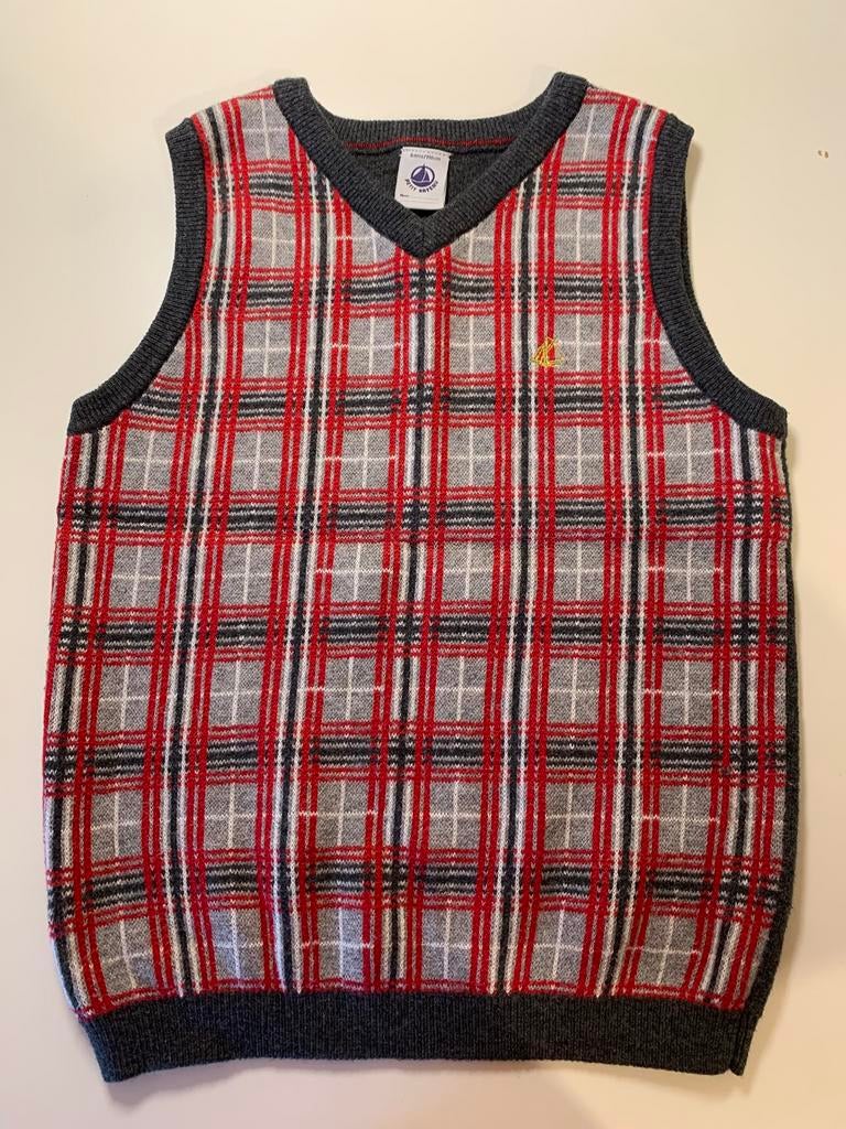 Petit Bateau wollen vest in nieuwstaat, Overige typen, Jongen of Meisje, Ophalen of Verzenden, Zo goed als nieuw