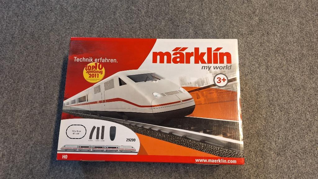 marklin 29200 HO ICE Treinset 3+ Nieuwe ongeopende set, Neuf, Enlèvement, Courant continu, Set de Trains