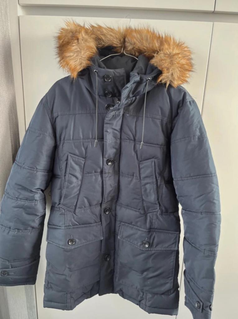 Winterjas heren Zara, Kleding | Heren, Ophalen of Verzenden, Zo goed als nieuw, Maat 48/50 (M)