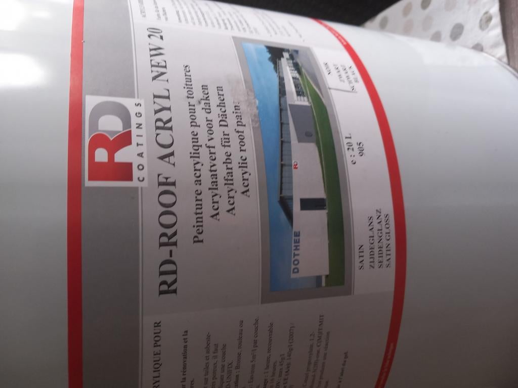 Verf voor dak, Ophalen, Zo goed als nieuw, Zwart, Verf