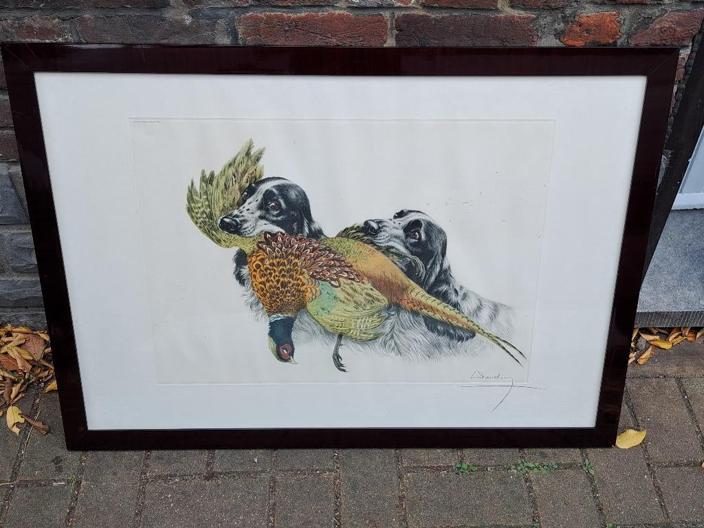 Gravure signe leon danchin, Ophalen