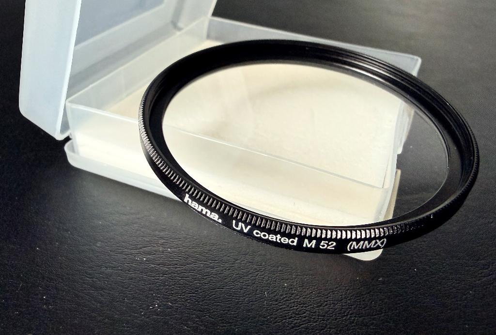 UV lensfilter Hama M52, Ophalen of Verzenden, Hama, 50 tot 60 mm, Nieuw