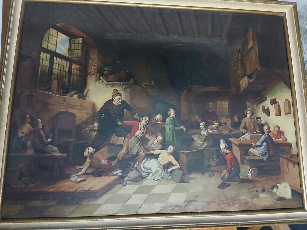 Lot de tableaux signé à venir chercher sur place Ciney, Antiquités & Art, Enlèvement