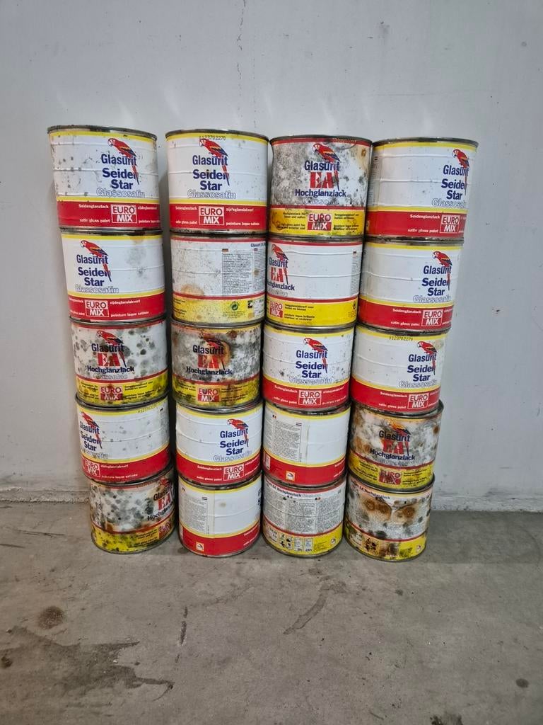 Glasurit SeidenStar Glassosatin verf – zijdeglans, ROOD, Doe-het-zelf en Bouw, Verf, Beits en Lak, Verf, Rood, Ophalen of Verzenden