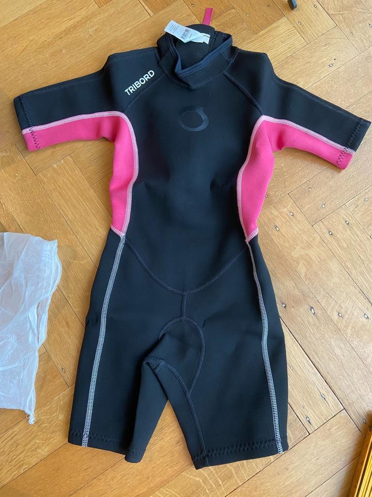 Combinaison neoprene enfant fille Tribord 8 ans, Sports nautiques & Bateaux, Vêtements nautiques, Tribord, Enlèvement, Utilisé