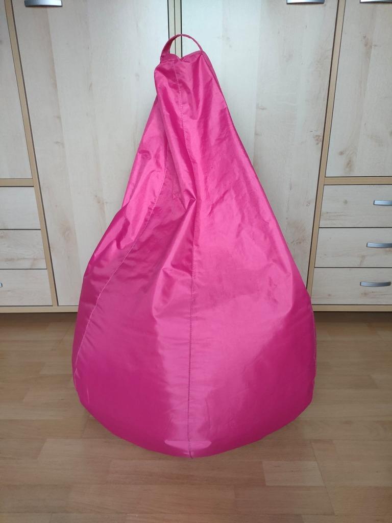 Zitzak B-bob, Huis en Inrichting, Zitzakken, Ophalen, Gebruikt, Roze, Zitzak