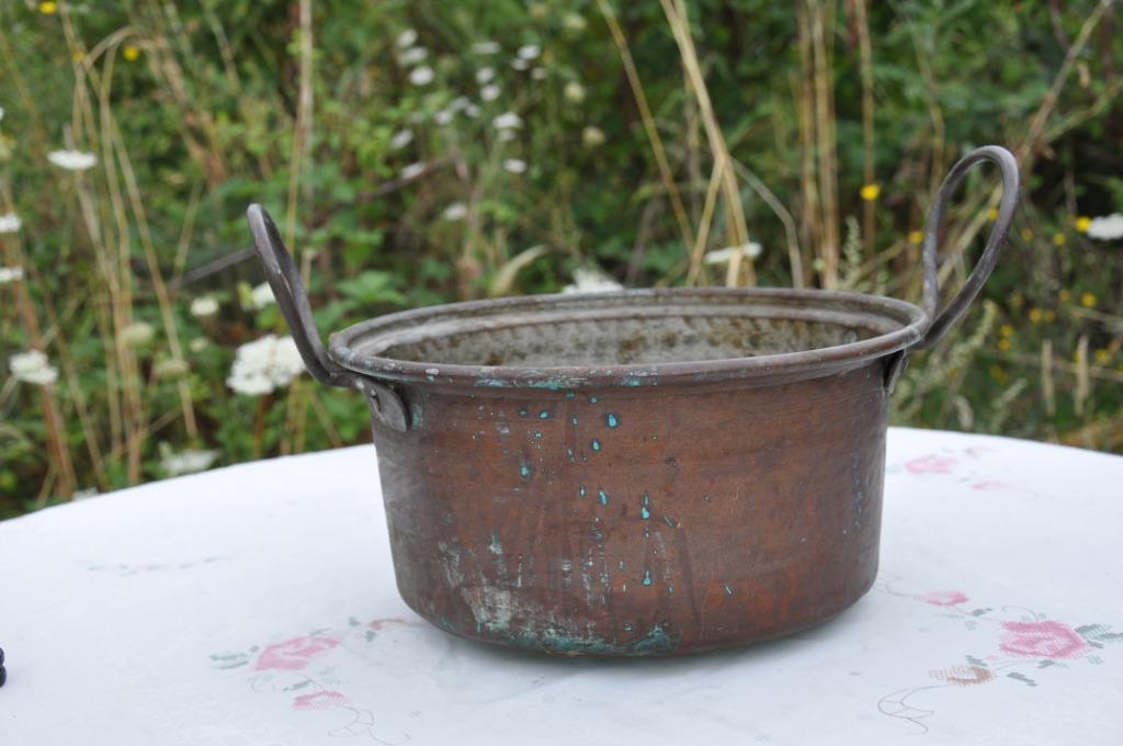 ancien confiturier en cuivre, Antiquités & Art, Enlèvement ou Envoi, Cuivre