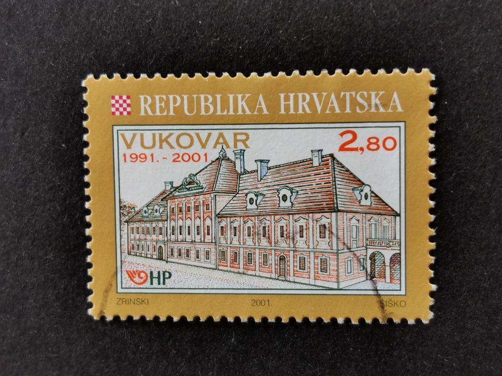 Croatie 2001 - ville de Vukovar, Enlèvement ou Envoi, Yougoslavie, Affranchi