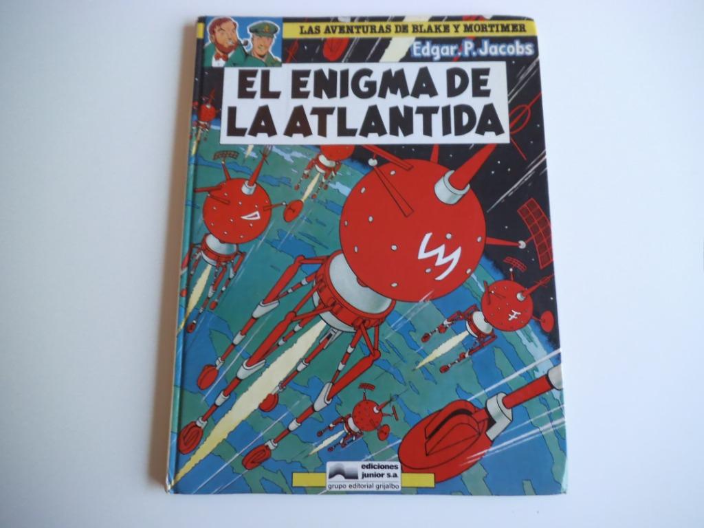 Blake en Mortimer El enigma de la atlantida HC 1984 Spaans, Boeken, Stripverhalen, Gelezen, Edgar P Jacobs., Eén stripboek, Ophalen of Verzenden