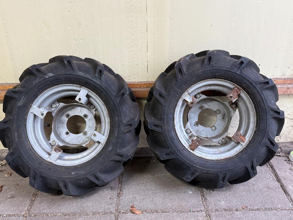 Wielen voor motoculteur/tuinfrees, Ophalen, Zo goed als nieuw, Tuinfrees