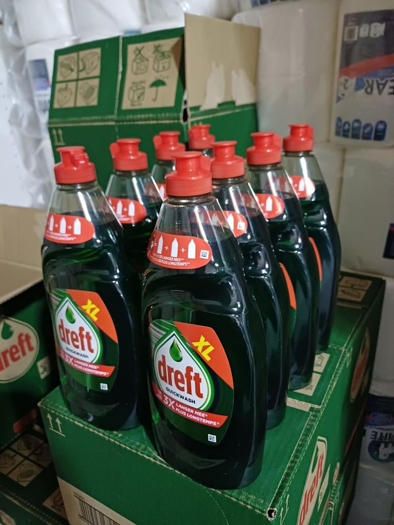 8 bouteille Dreft Quickwash 3X Plus
820ml, Enlèvement ou Envoi