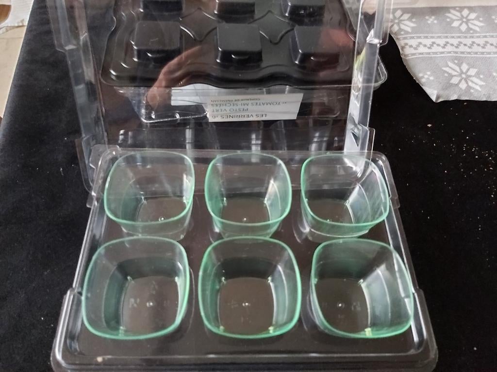 Petites verrines en plastique, Maison & Meubles, Enlèvement ou Envoi, Comme neuf