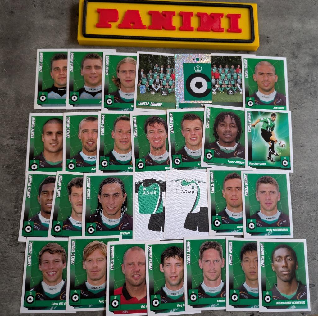 28X AUTOCOLLANTS PANINI FOOTBALL 2011 : CERCLE DE BRUGES, Envoi, Neuf
