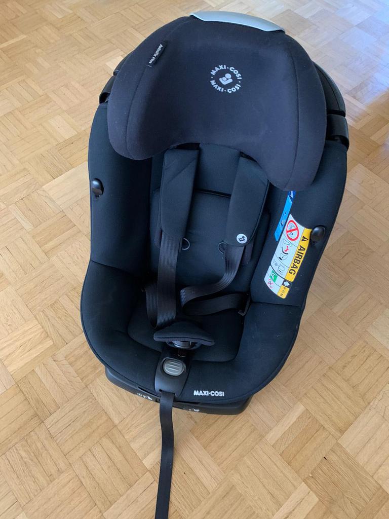 Maxi-Cosi AxissFix Plus - Authentic Black, Kinderen en Baby's, Ophalen, Gebruikt, 0 t/m 18 kg, Verstelbare rugleuning