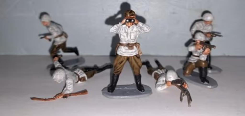 Hong Kong WW2 figuren, Verzenden, Zo goed als nieuw, Groter dan 1:35, Figuur of Figuren