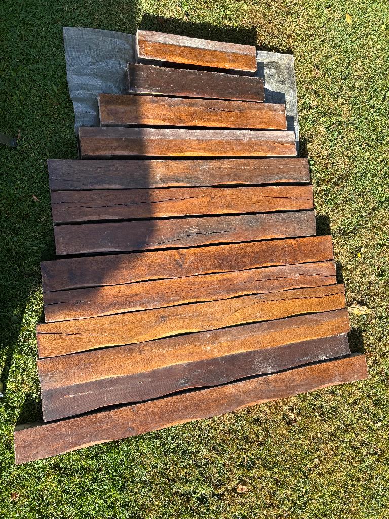 Linteaux en chêne, Bricolage & Construction, Bois & Planches, Utilisé, Poutre, Chêne, Enlèvement