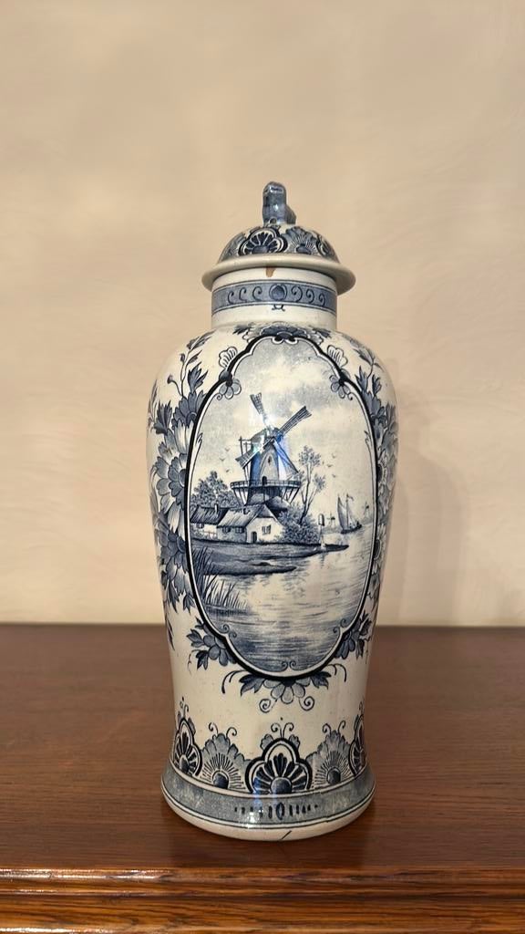 Delftblauwe vaas, Antiek en Kunst, Ophalen