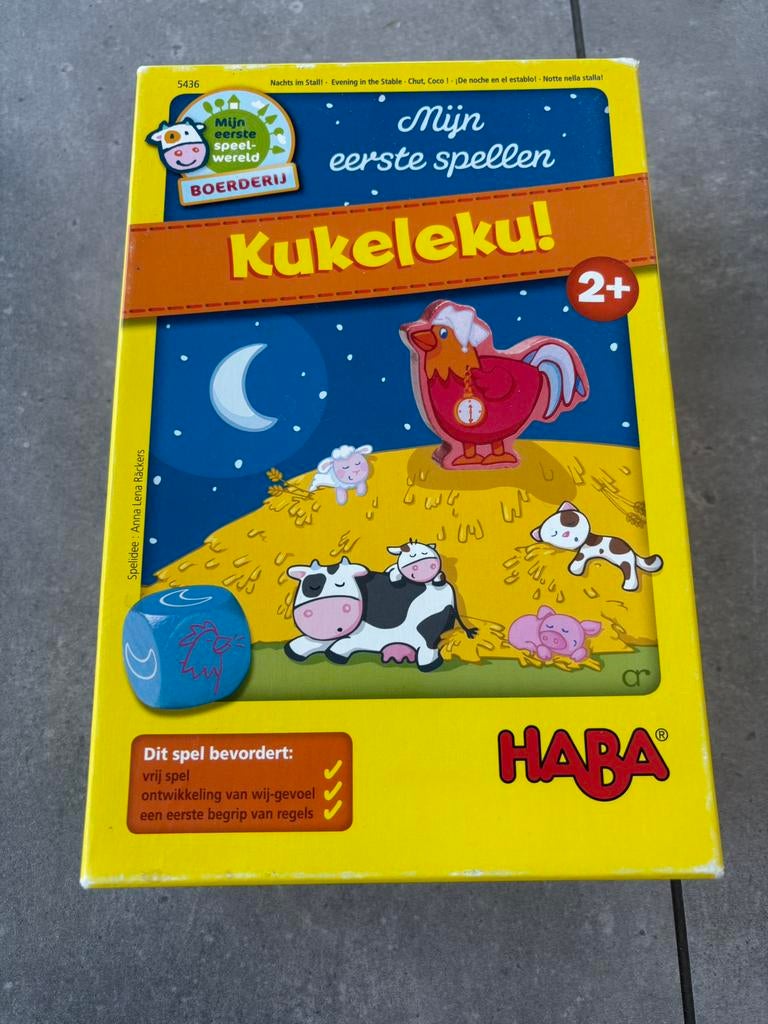 Haba Kukeleku! gezelschapsspel, Kinderen en Baby's, Ophalen, Zo goed als nieuw