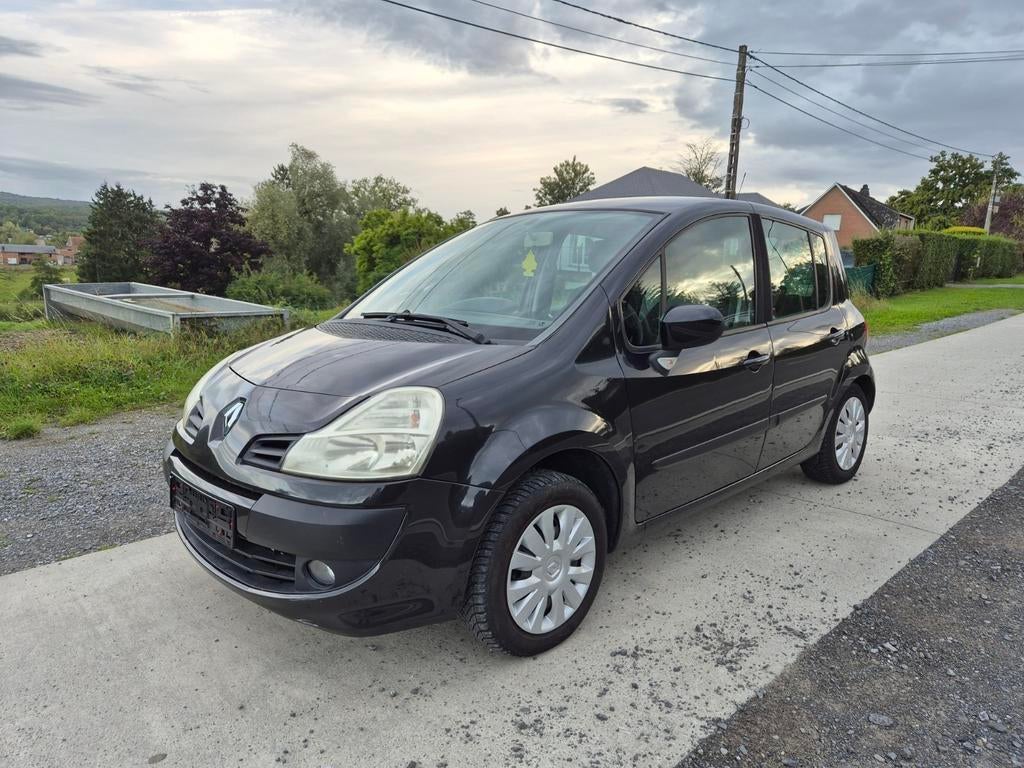 Renault Modus 1.2i "Très Propre" 5Portes Airco, 4 cilinders, Electronic Stability Program (ESP), Zwart, Bedrijf
