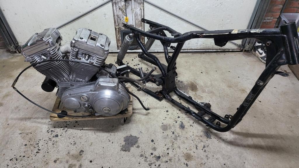 Harley davidson sportster project, Motos, Pièces | Harley-Davidson, Enlèvement