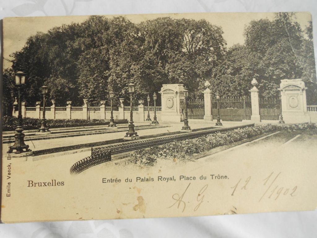 7 cartes postales : Parc royal de Bruxelles, Enlèvement ou Envoi, Avant 1920, Affranchie, Bruxelles (Capitale)