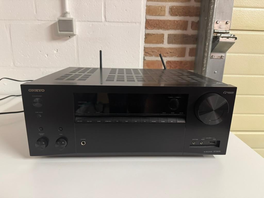 ONKYO HT-R695 + subwoofer, Audio, Tv en Foto, Home Cinema-sets, Ophalen of Verzenden, Gebruikt
