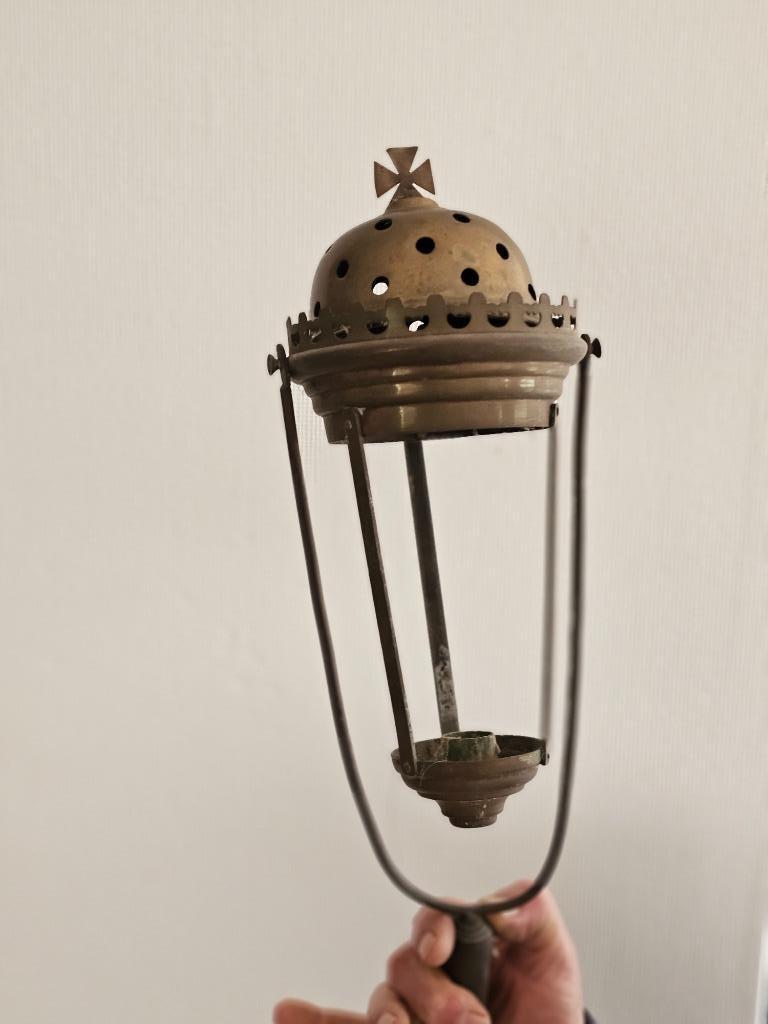 Antieke processielantaarn, Antiek en Kunst, Ophalen of Verzenden