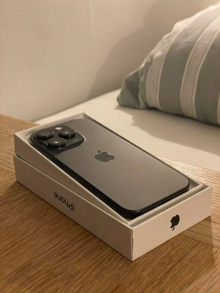 iPhone 16 Pro – 128Gb – Black Titanium, Télécoms, Téléphonie mobile | Apple iPhone, 128 GB, Sans abonnement, Sans simlock, iPhone 16 Pro