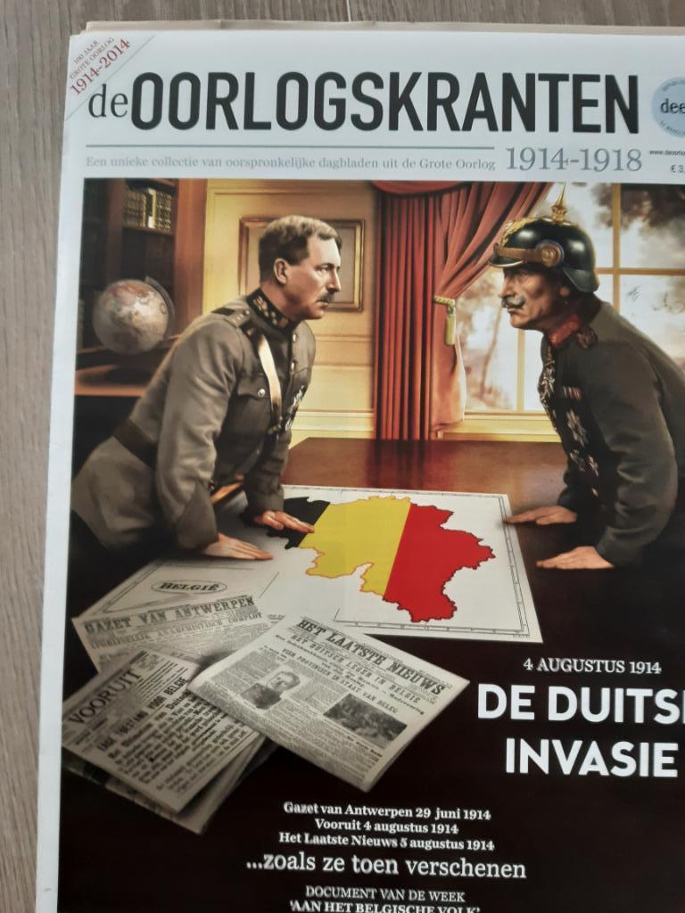 Oorlogskranten - 78 delen - in zeer nette staat - zie info, Ophalen, Krant