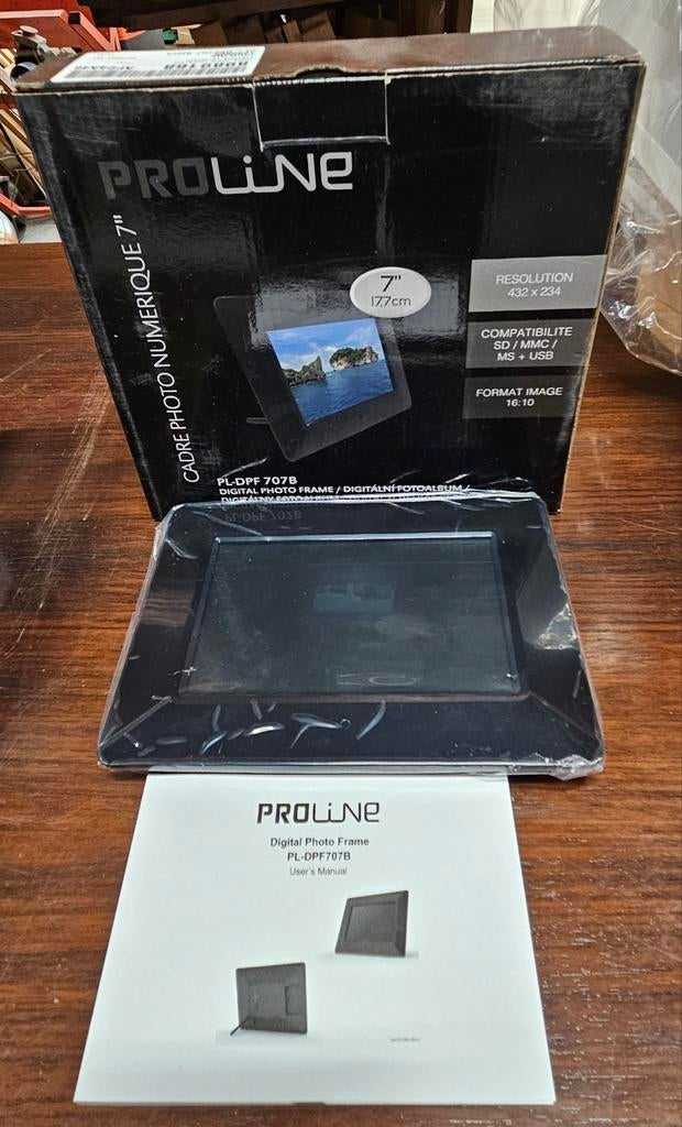 Digitaal FOTOLIJST/ DPF 707B  7 inch (18 cm), Audio, Tv en Foto, Ophalen of Verzenden, Gebruikt