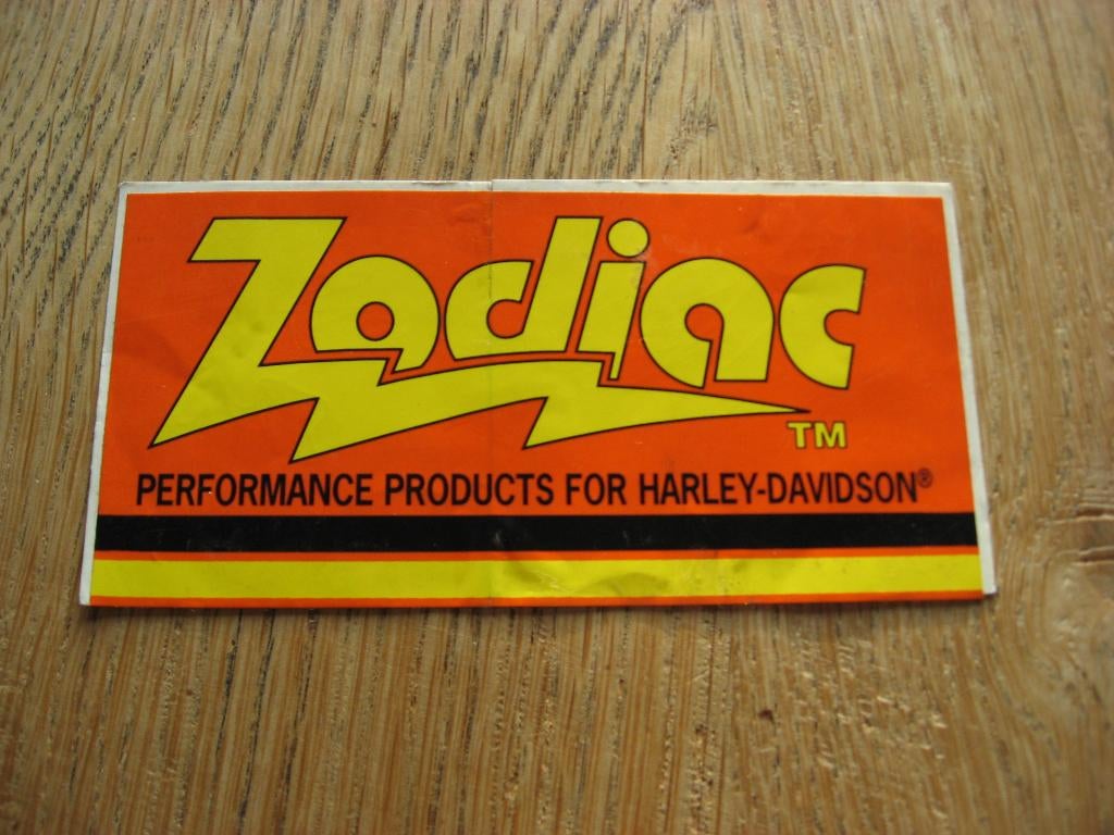 Zodiac For Harley-Davidson Sticker, Verzamelen, Ophalen of Verzenden, Nieuw, Auto of Motor