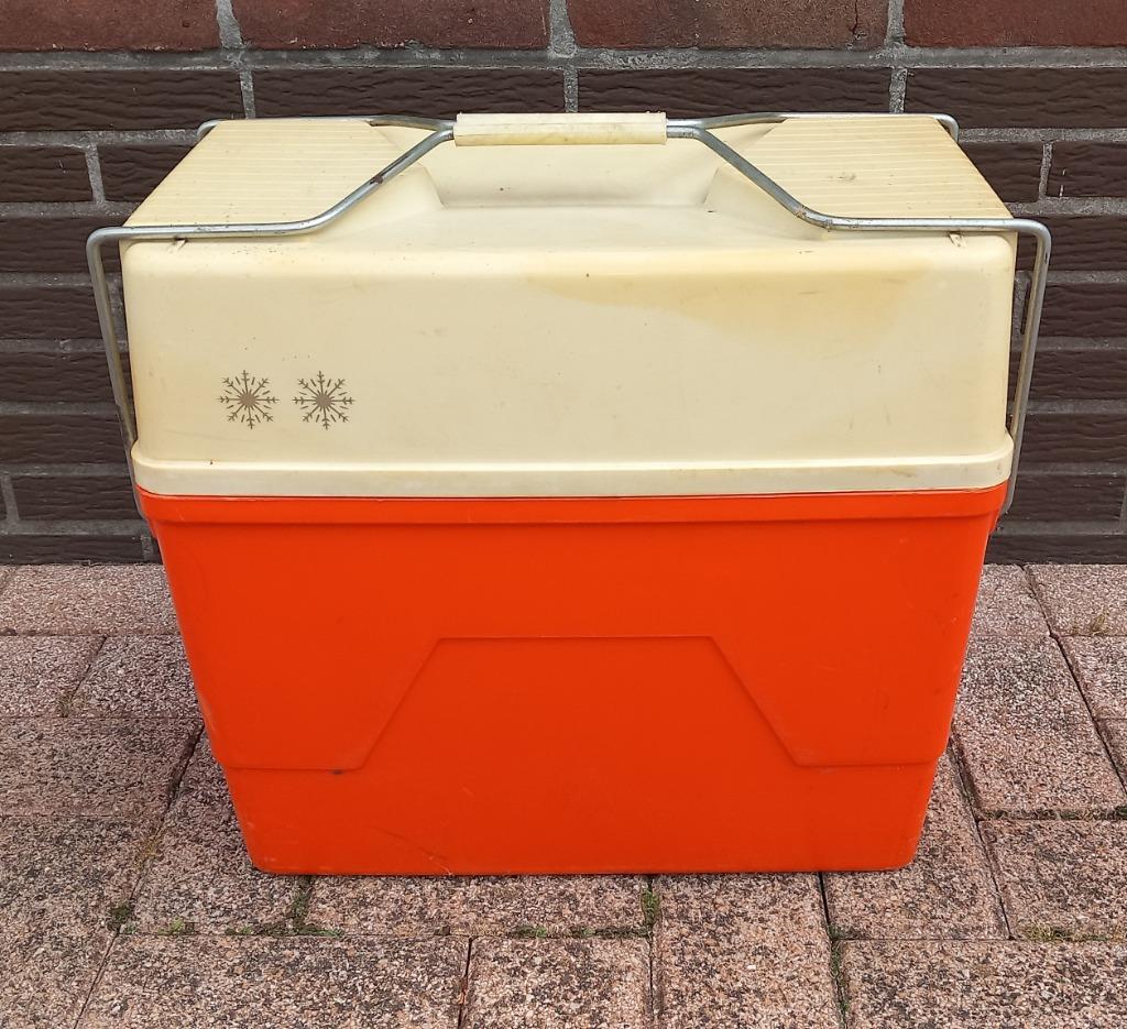Vintage koelbox 70's, Ophalen, Zo goed als nieuw, Koelbox, Koelelement