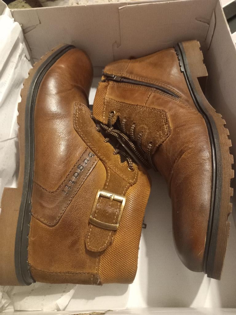 Slofjes, Bugatti, Bruin, Boots, Nieuw