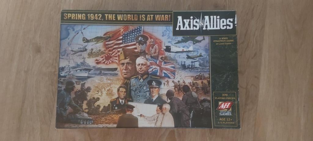bordspel zgan Avalon Hill Axis & Allies Spring 1942, Een of twee spelers, Ophalen of Verzenden, Zo goed als nieuw