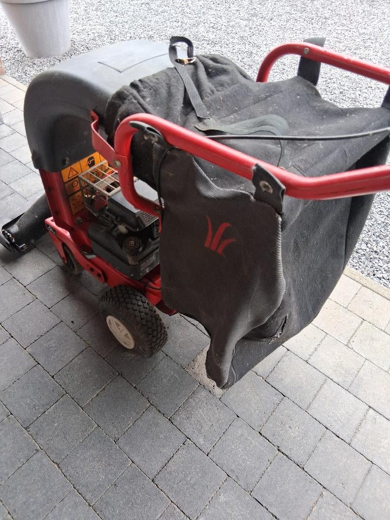 bladzuiger, Ophalen, Accu, Met opvangzak