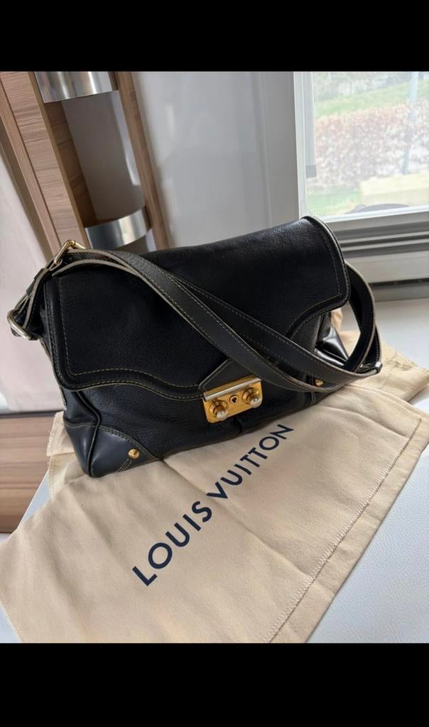 Sac louis vuitton, Gebruikt, Zwart, Leer, Ophalen